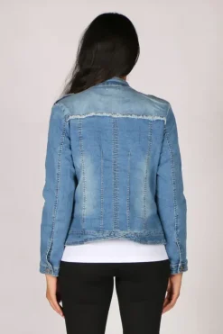 Threadz Military Jacket In Denim