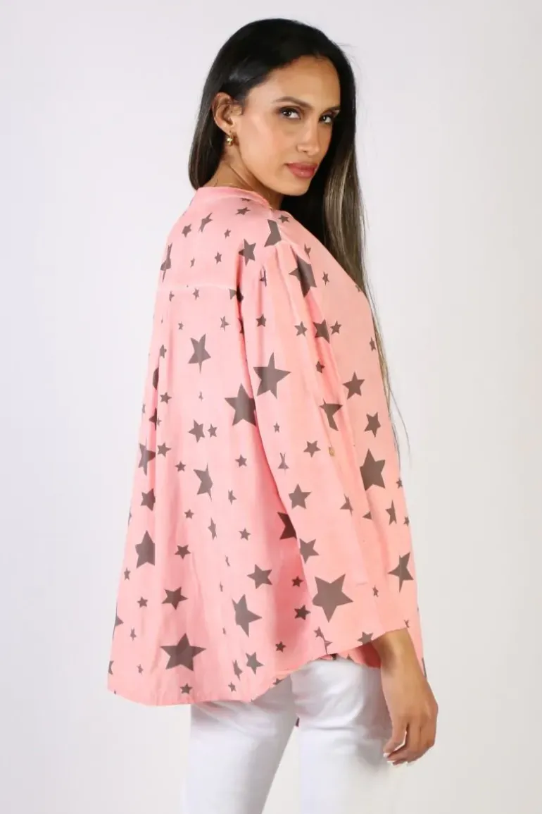 Threadz Star Shirt In Melon