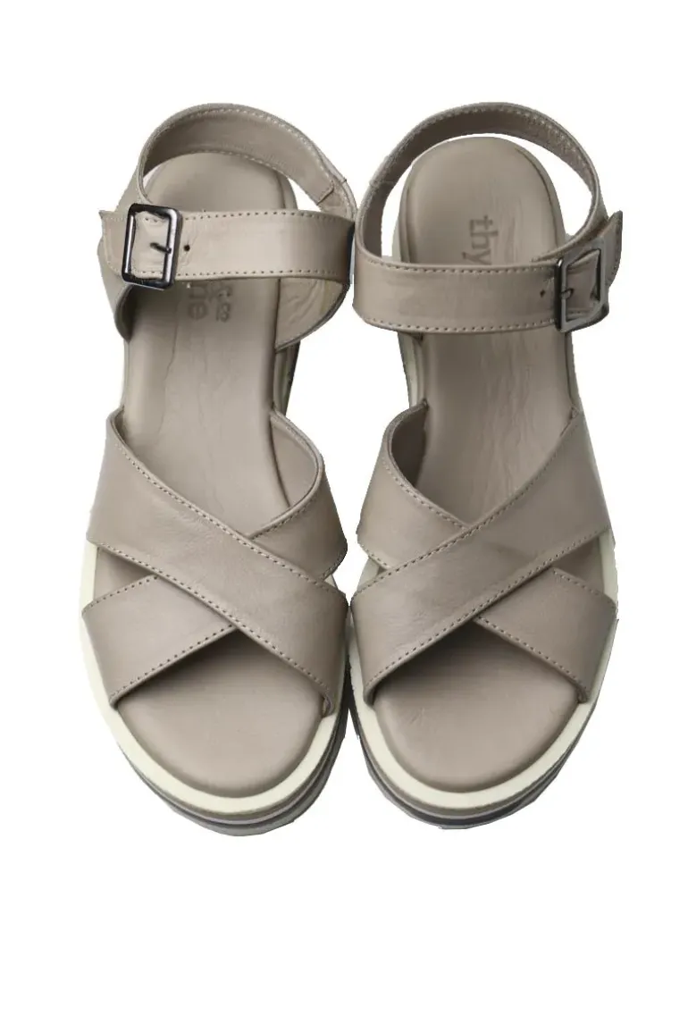 Thyme And Co Tinana Sandal In Stone