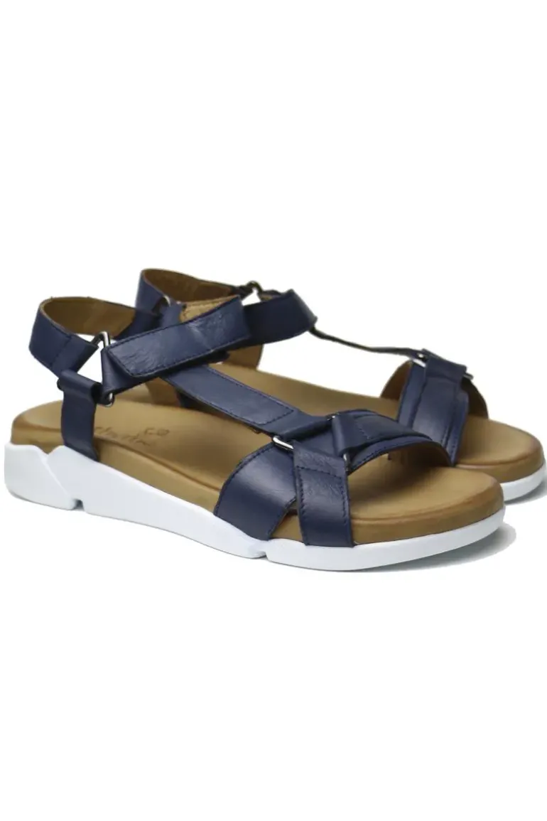Thyme And Co Torque Sandal In Navy