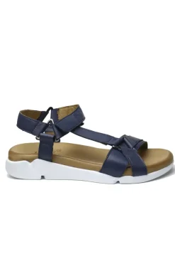 Thyme And Co Torque Sandal In Navy