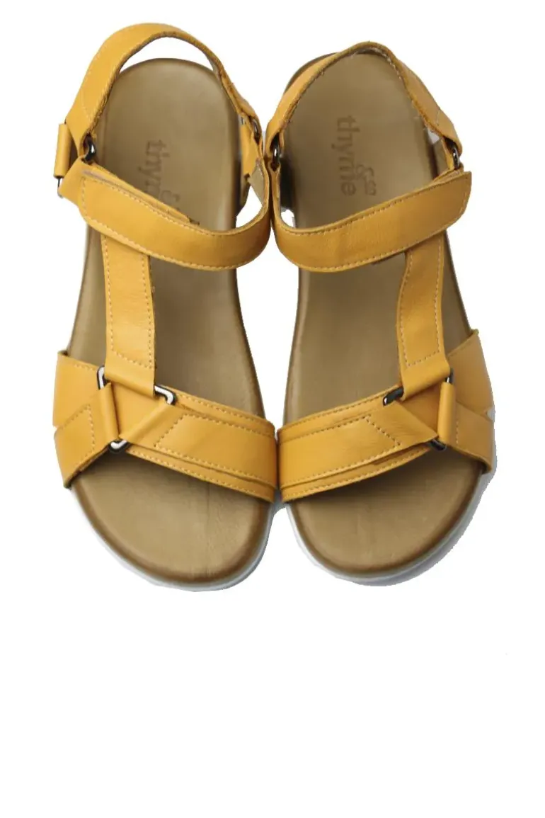 Thyme And Co Torque Sandal In Orange