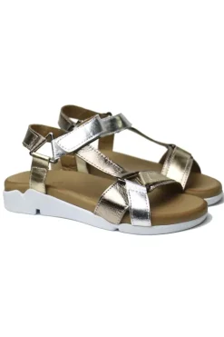 Thyme And Co Torque Sandal In Metal