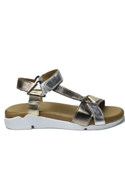 Thyme And Co Torque Sandal In Metal