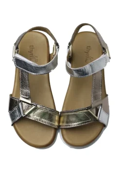 Thyme And Co Torque Sandal In Metal