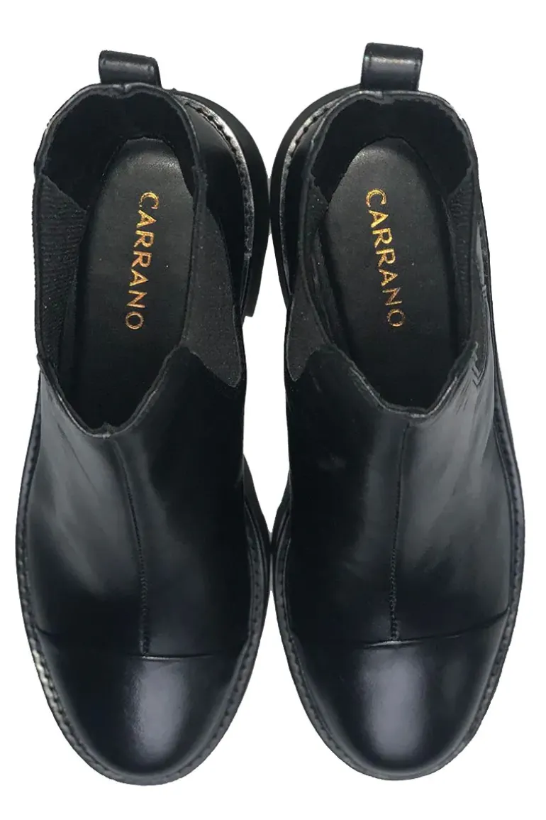 Tractor Boot By Carrano In Black
