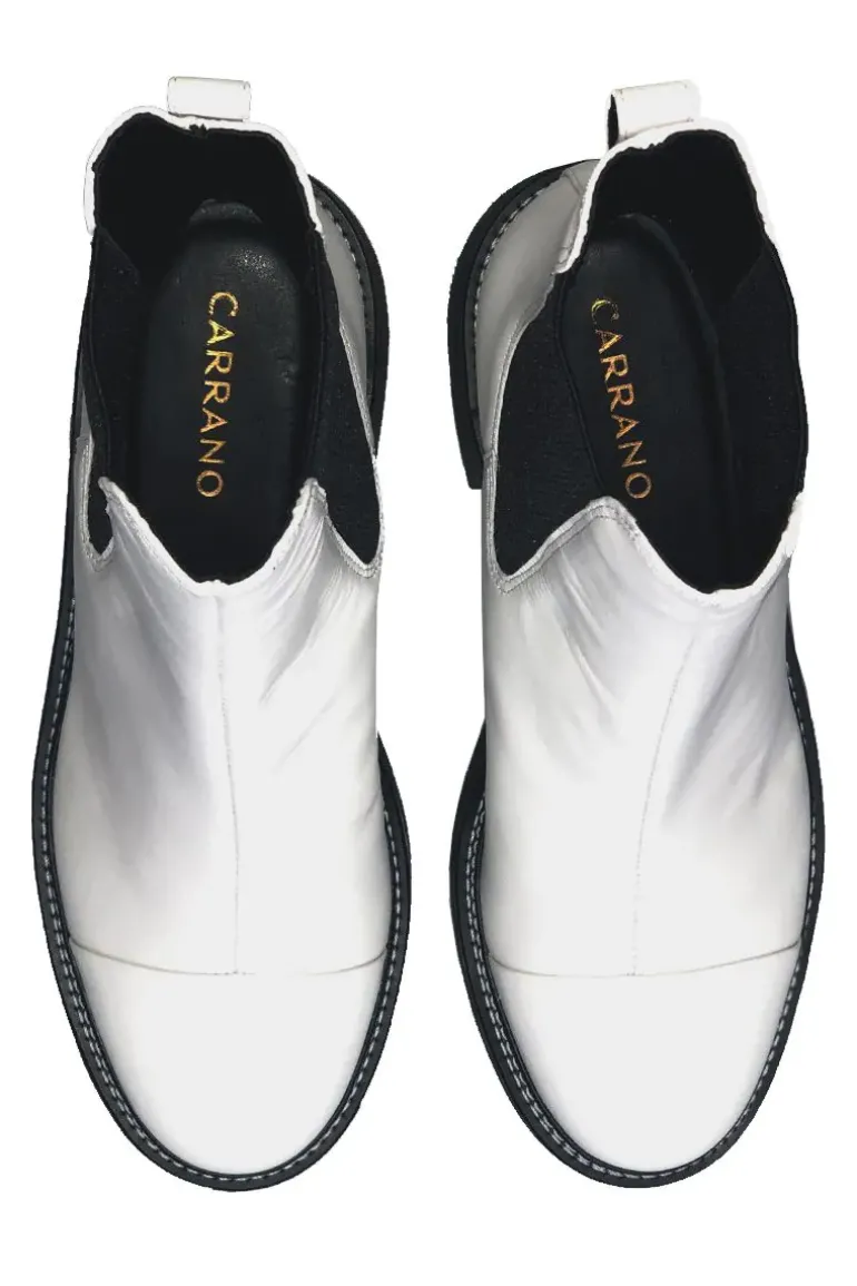 Tractor Boot By Carrano In Cream