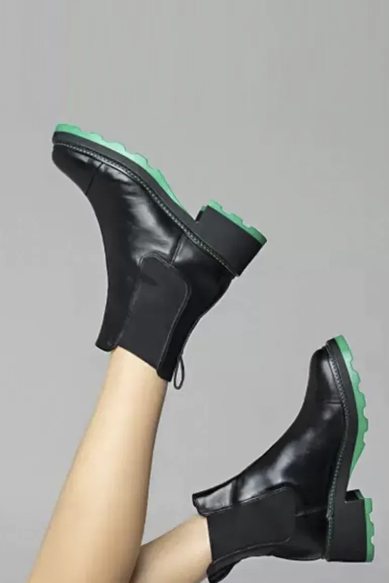 Tractor Boot By Carrano In Green