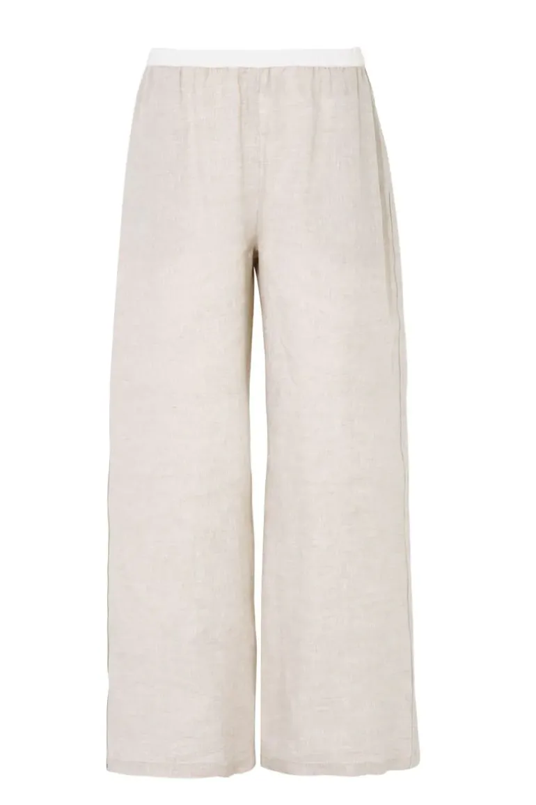 Trelise Cooper Walk Right Up Linen Pant In Oatmeal
