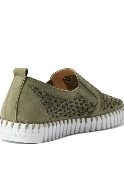 Tulip Elastic Flat By Ilse Jacobsen In Olive