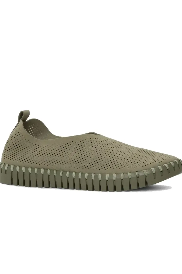 Tulip Flat Army Match Sole Flat By Ilse Jacobsen