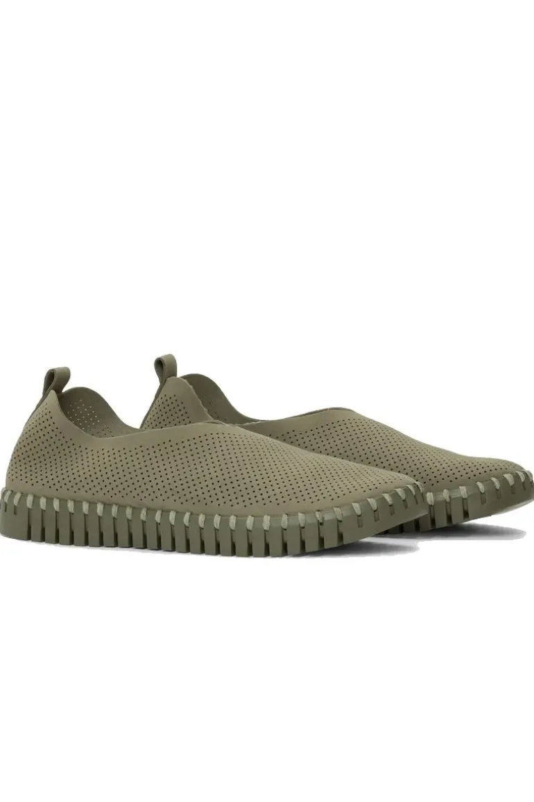 Tulip Flat Army Match Sole Flat By Ilse Jacobsen