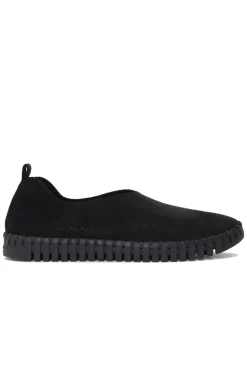 Tulip Flat Black Match Sole Flat By Ilse Jacobsen