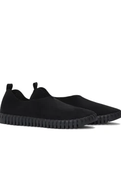 Tulip Flat Black Match Sole Flat By Ilse Jacobsen
