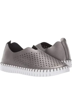 Tulip Flat By Ilse Jacobsen In Metallic Gunmetal