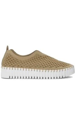 Tulip Platform Shoe By Ilse Jacosben In Latte