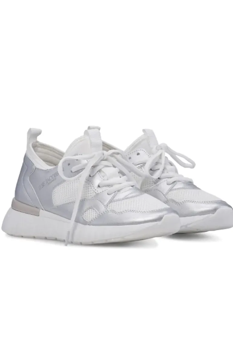 Tulip Sneaker By Ilse Jacobsen In Silver
