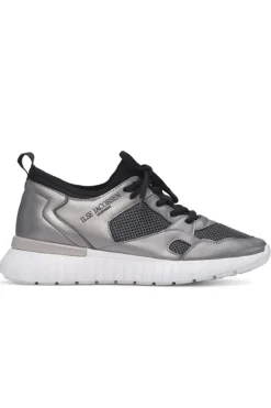 Tulip Sneaker By Ilse Jacobsen In Gunmetal