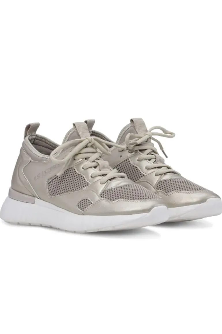 Tulip Sneaker By Ilse Jacobsen In Platinum