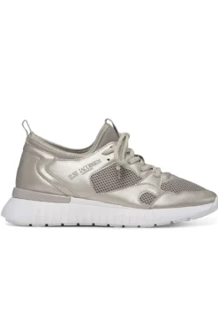 Tulip Sneaker By Ilse Jacobsen In Platinum