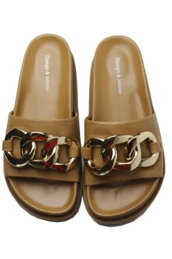 Ubecca Sandal By Django & Juliette In Tan