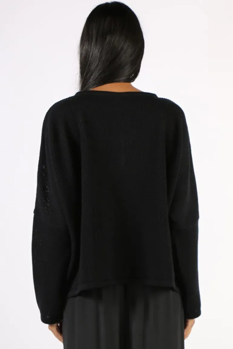 Vale & Ward Cora Sweater In Black