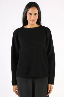 Vale & Ward Cora Sweater In Black