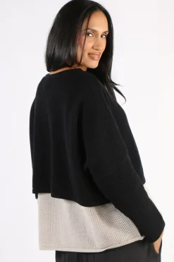Vale & Ward Jewly Sweater In Black