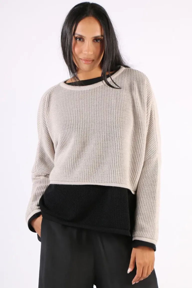 Vale & Ward Jewly Sweater In Wheat