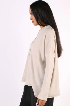 Vale & Ward Joel Sweater In Wheat