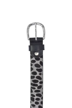 Vanzetti Cheetah Belt In Black