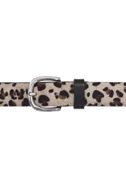 Vanzetti Leopard Belt In Cream