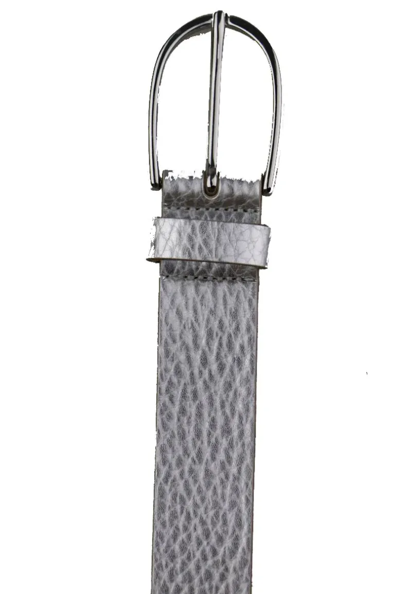 Vanzetti Metallic Belt In Silver
