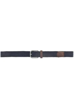 Vanzetti Woven Belt In Navy