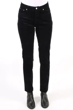 Vassalli Narrow Leg Pinwale Cord Jean In Midnight