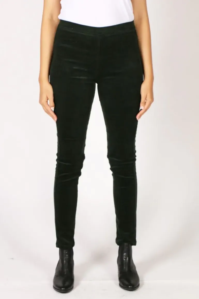 Vassalli Slim Corduroy Pant In Forest