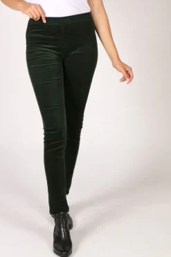 Vassalli Slim Corduroy Pant In Forest
