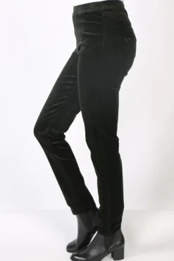 Vassalli Slim Corduroy Pant In Forest