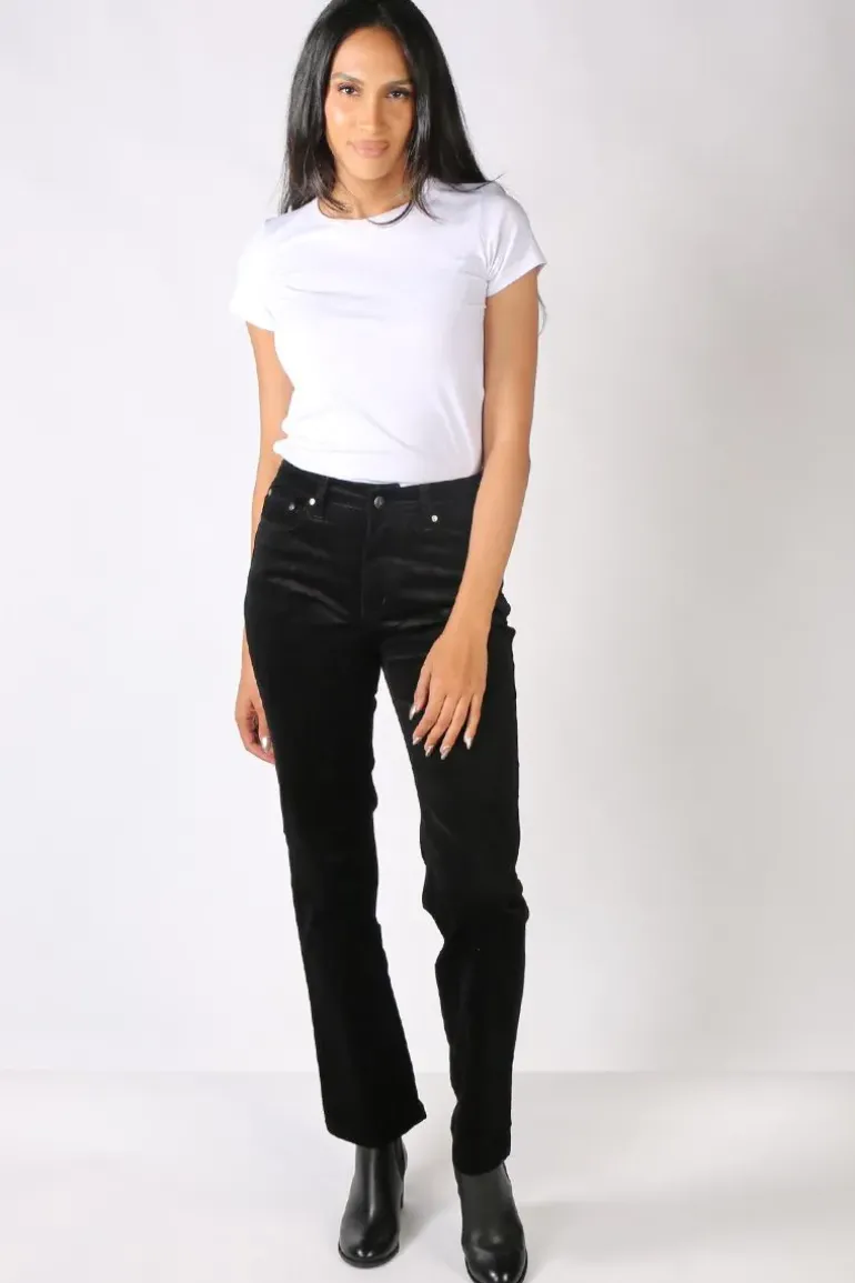 Vassalli Straight Leg Pant In Black