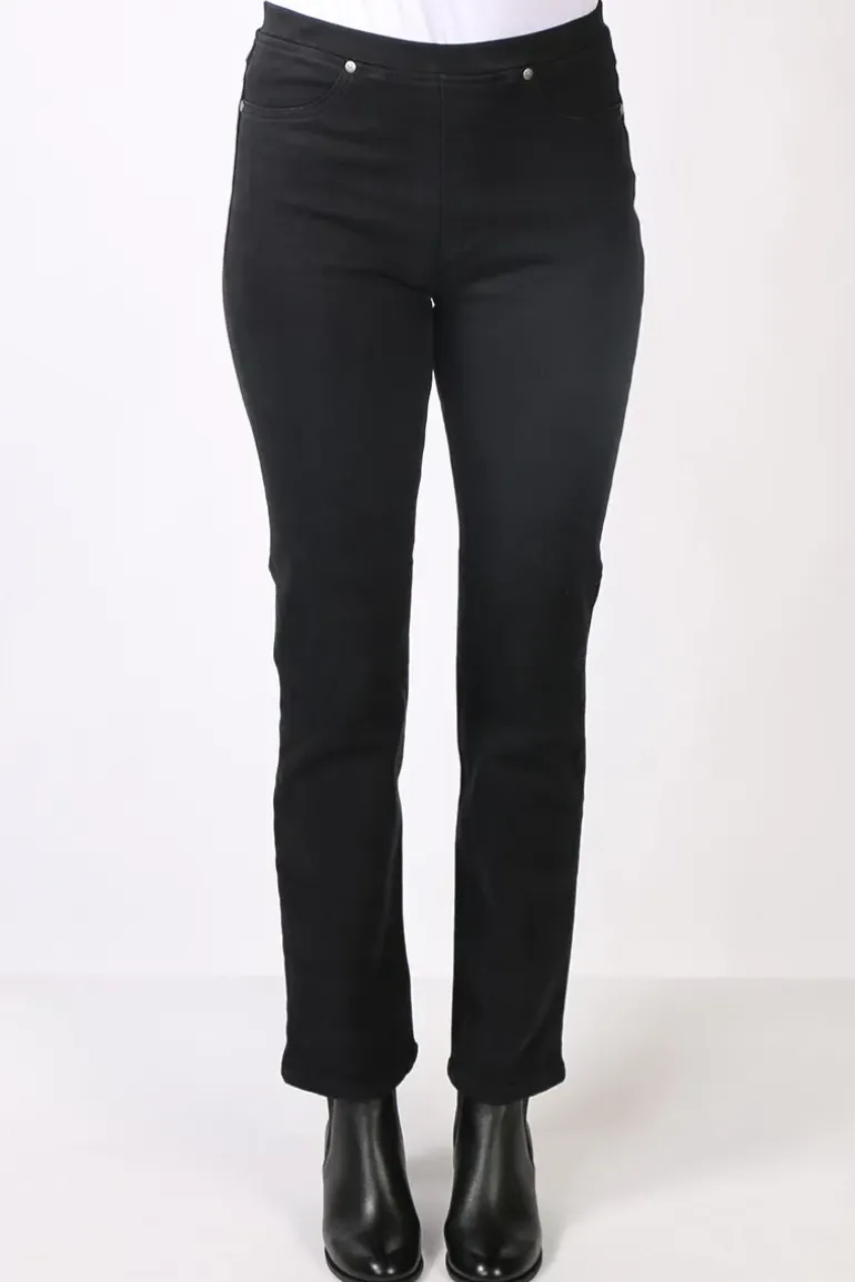 Vassalli Wide Leg Pant In Black
