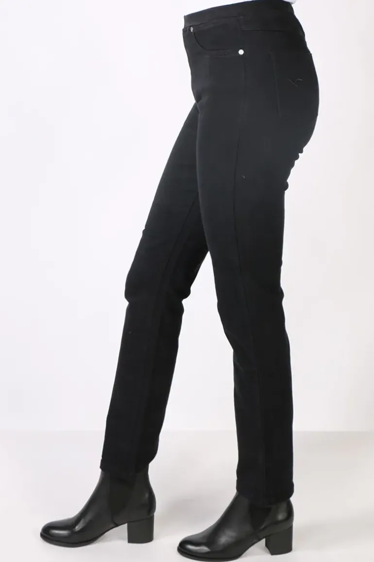 Vassalli Wide Leg Pant In Black