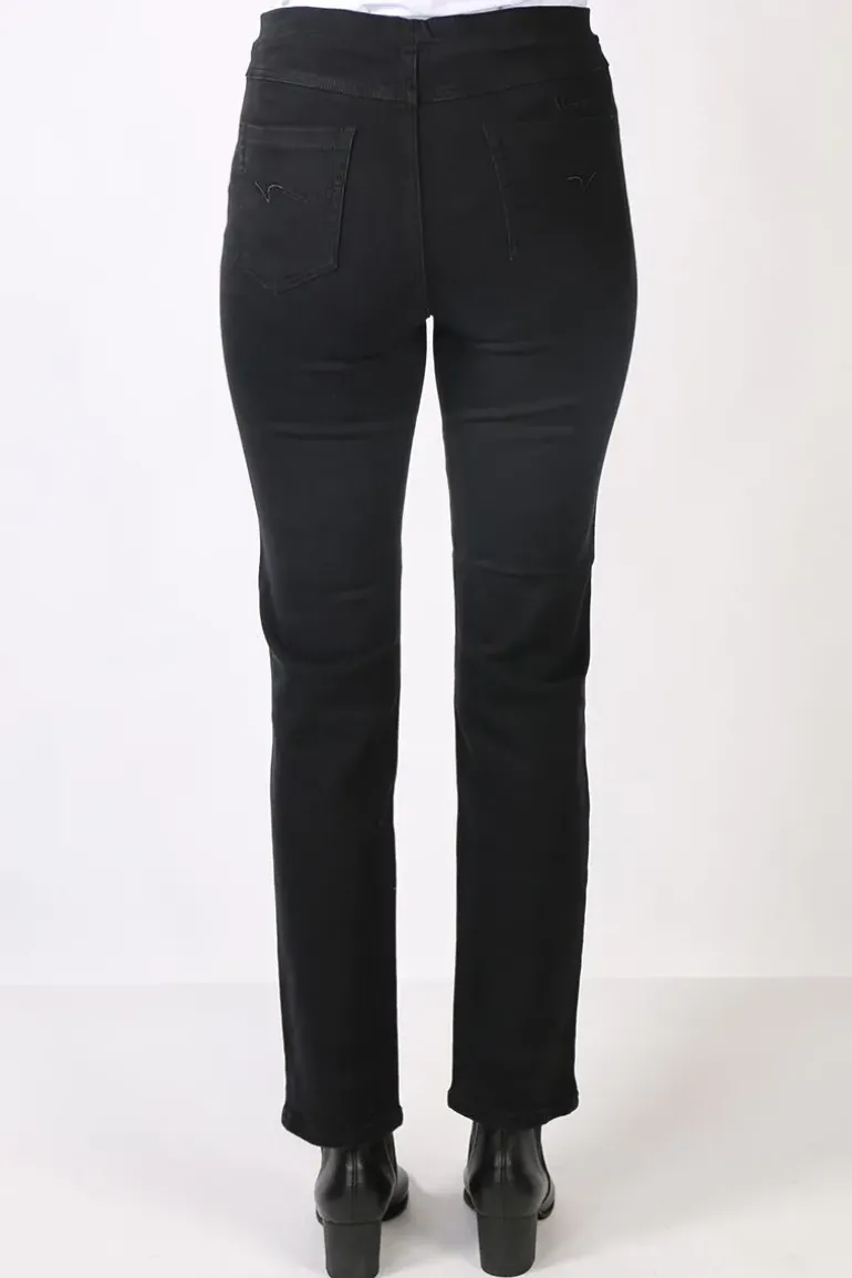 Vassalli Wide Leg Pant In Black