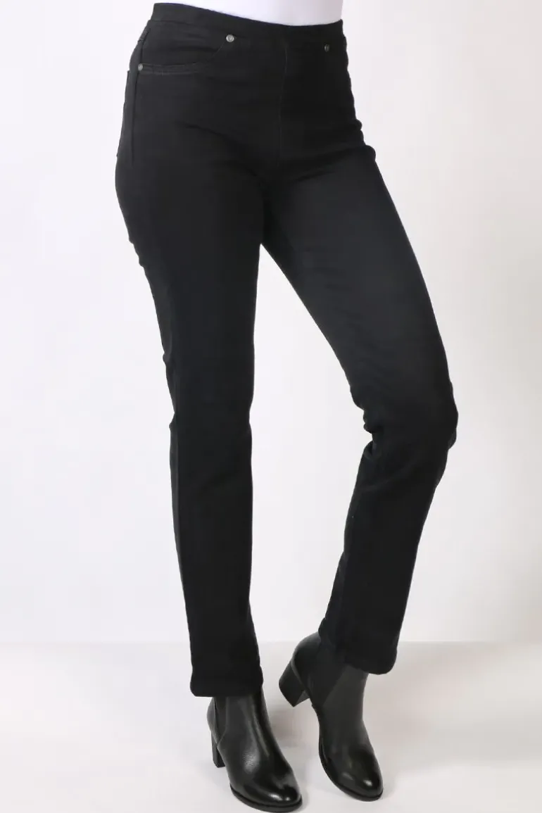 Vassalli Wide Leg Pant In Black