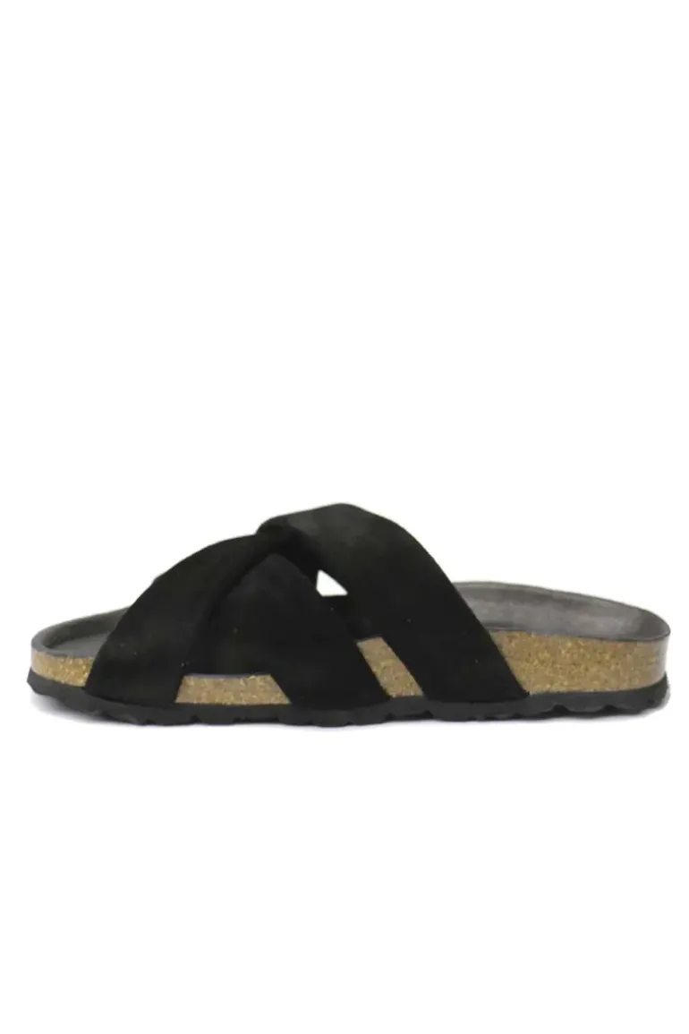 Verbenas Ve Rosa Slide In Black