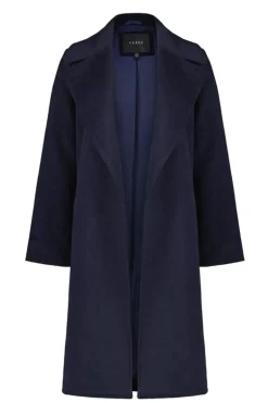 Verge Foxtail Coat In Ink