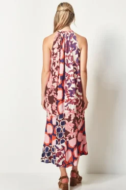 Verge Montella Midi Dress In Print