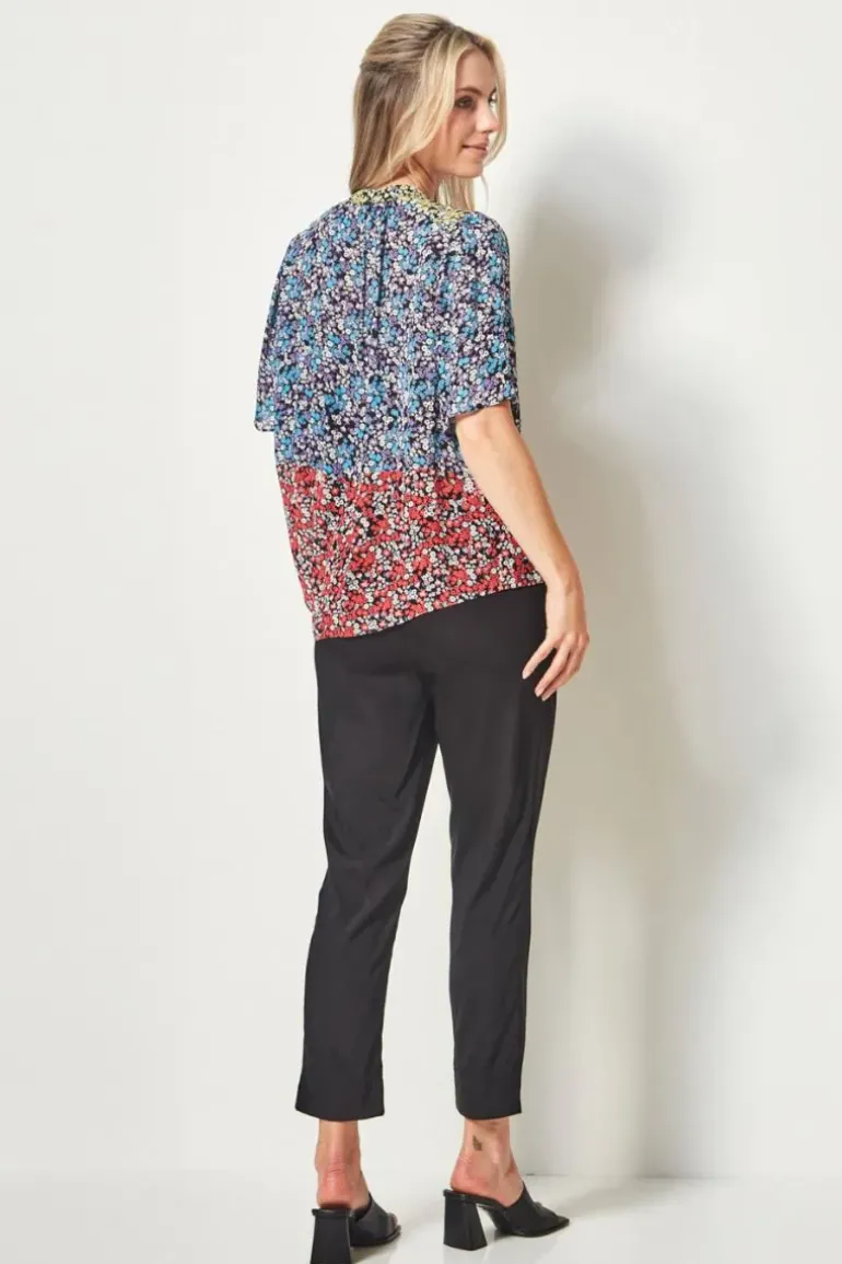 Verge Saga 7/8th Pant In Black