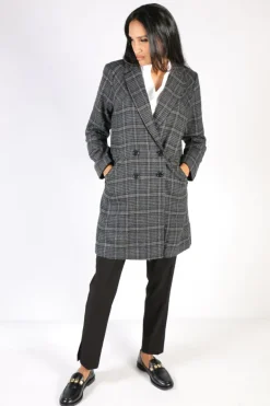 Verge Terrace Coat In Check