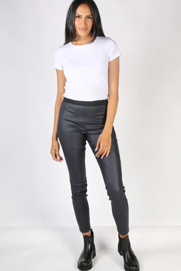 Waxed Stretch Perugia Pant By Lounge In Ink