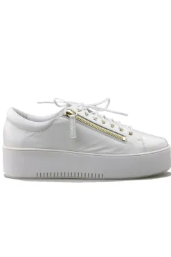 Wolfie Sneaker By Django & Juliette In White / Gold